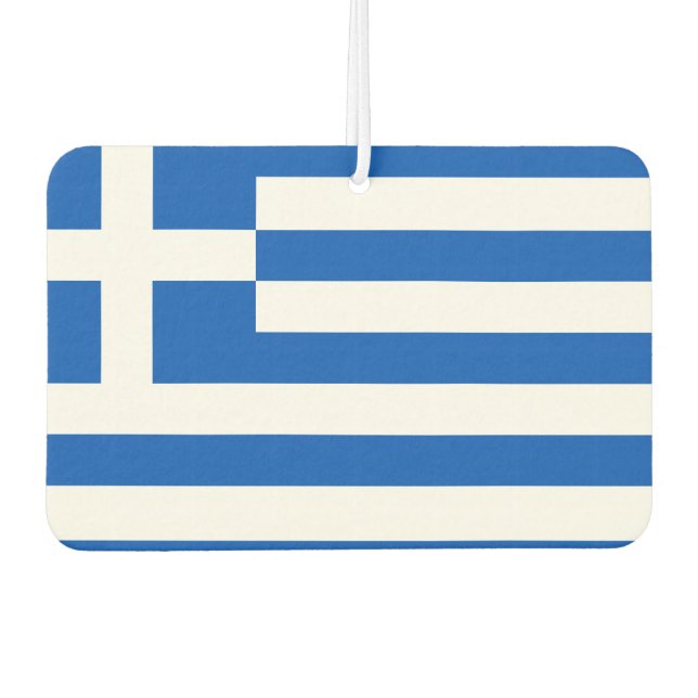 Flagge Griechenlands Autolufterfrischer (Vorderseite)