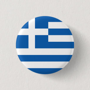 Flagge Griechenlands Button