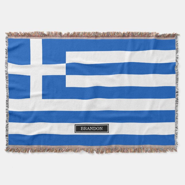 Flagge Griechenlands Decke (Vorderseite)