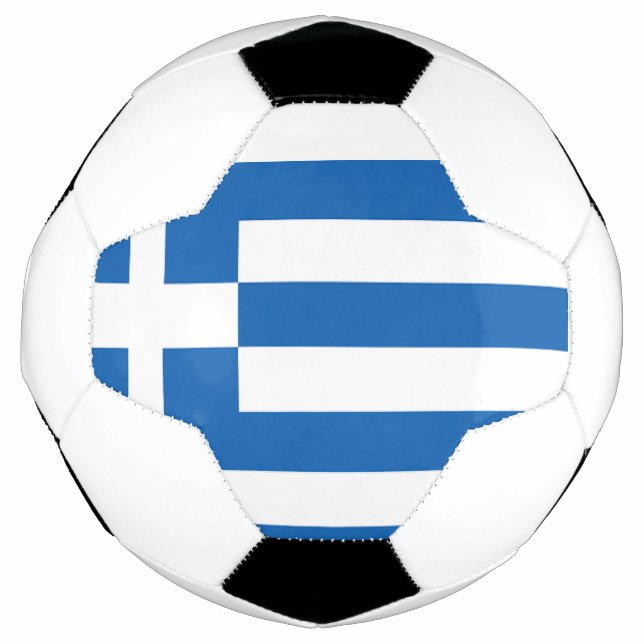 Flagge Griechenlands Fußball (Vorderseite)
