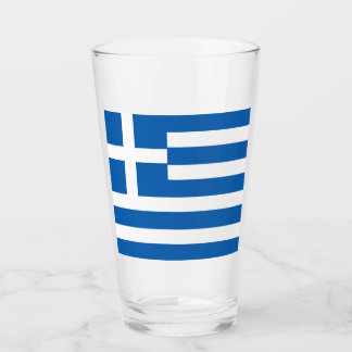Flagge Griechenlands Glas
