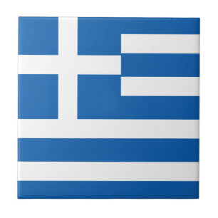 Flagge Griechenlands Griechische Flagge Fliese