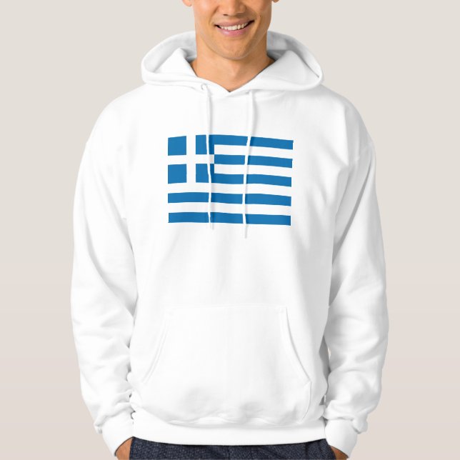 Flagge Griechenlands Hoodie (Vorderseite)