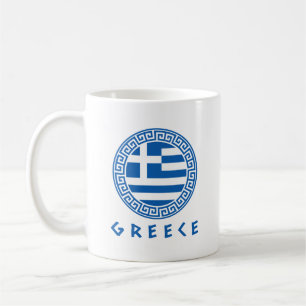 Flagge Griechenlands Kaffeetasse
