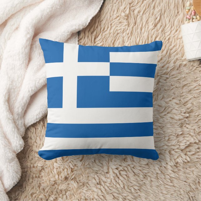 Flagge Griechenlands Kissen (Decke)