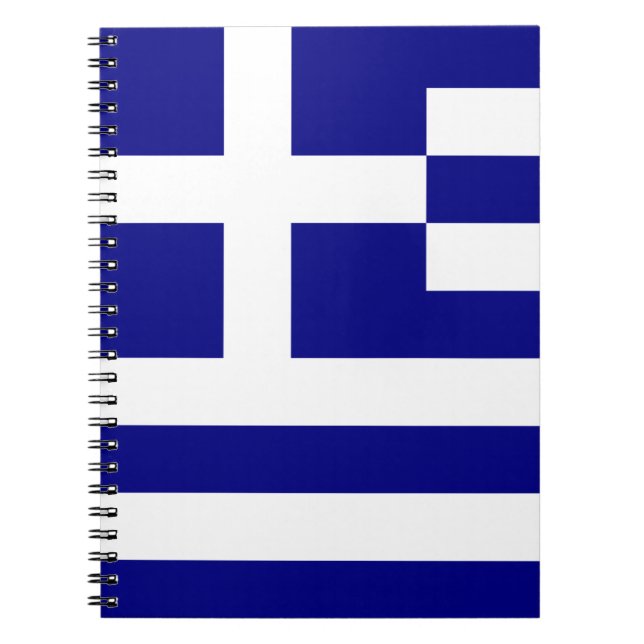 Flagge Griechenlands Notizblock (Vorderseite)
