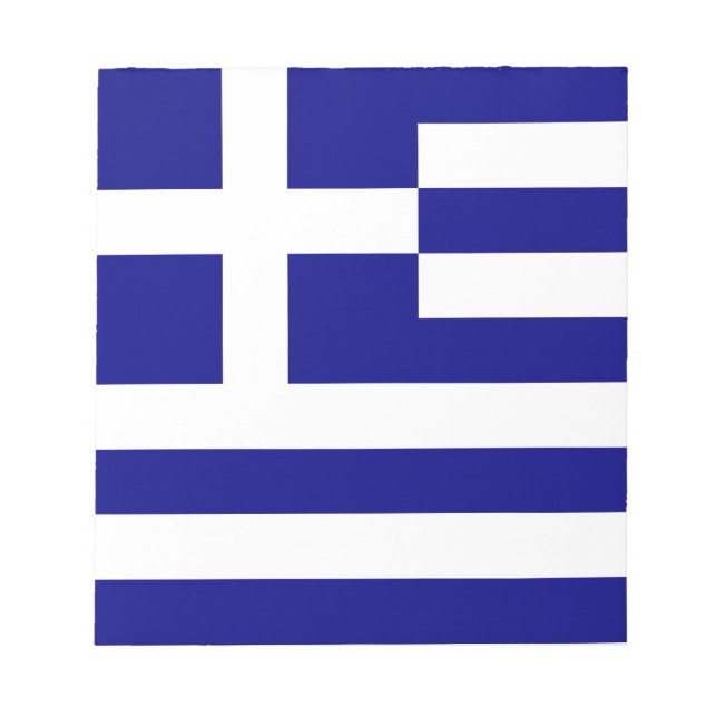 Flagge Griechenlands Notizblock (Vorderseite)