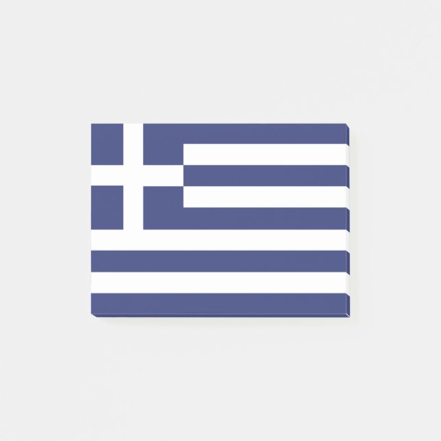 Flagge Griechenlands Post-it Klebezettel (Vorderseite)