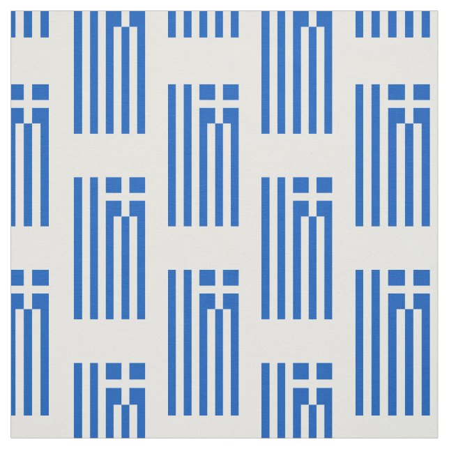Flagge Griechenlands Stoff (Muster)