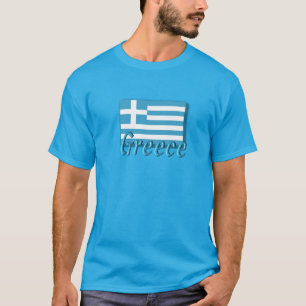Flagge Griechenlands T-Shirt