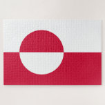 Flagge Grönlands<br><div class="desc">Dieses Design zeichnet sich durch die Flagge Grönlands aus, der größten Insel der Welt, die sich zwischen den arktischen und atlantischen Ozeanen im Osten des kanadischen Arktischen Archipels befindet. Grönland ist ein autonomes Gebiet im Königreich Dänemark. Obwohl Grönland technisch zum Kontinent Nordamerika gehört, ist es seit mehr als einem Jahrtausend...</div>