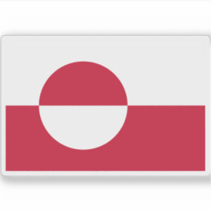 Flagge Grönlands Aufkleber