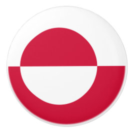 Flagge Grönlands Keramikknauf