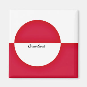 Flagge Grönlands Magnet
