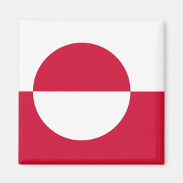 Flagge Grönlands Magnet