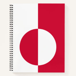 Flagge Grönlands Notizbuch