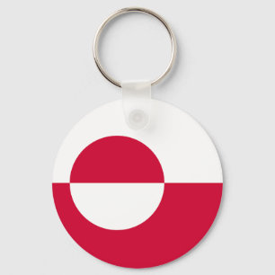 Flagge Grönlands Schlüsselanhänger