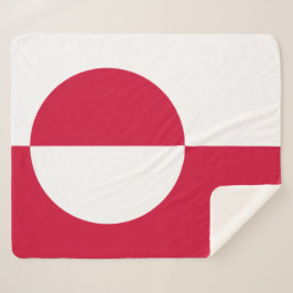 Flagge Grönlands Sherpadecke
