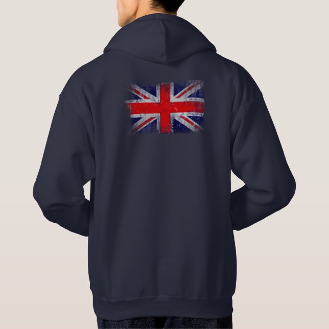 Flagge Großbritanniens Hoodie (Rückseite)