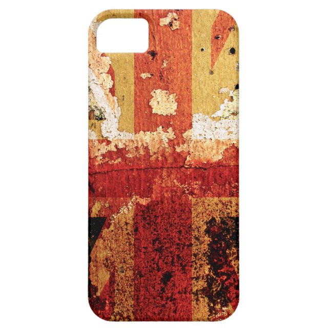 Flagge Grunge Großbritannien Case-Mate iPhone Hülle (Rückseite)