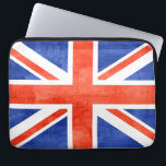 Flagge Grunge Vereinigtes Königreich Laptopschutzhülle<br><div class="desc">Grunge Flagge des Vereinigten Königreichs. Design ist auf anderen Produkten erhältlich.</div>