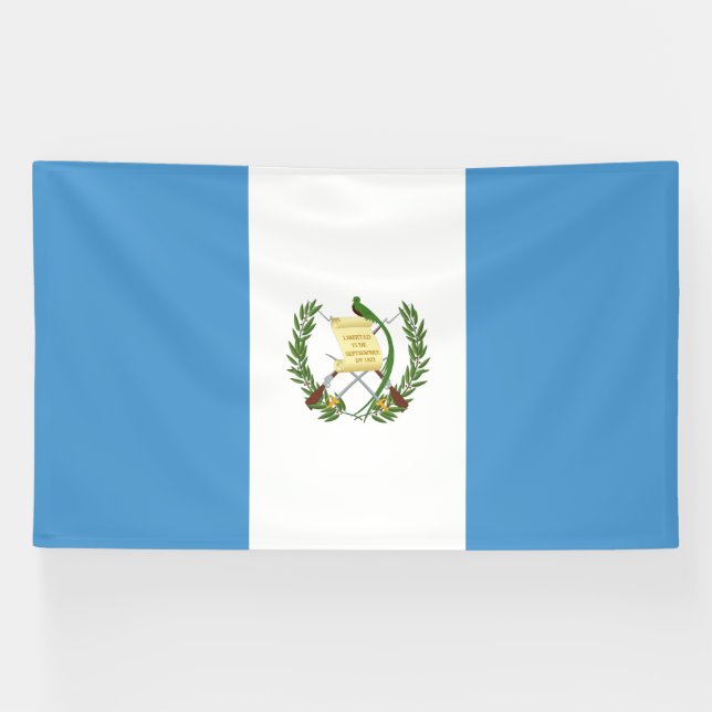 Flagge Guatemalas Banner (Horizontal)