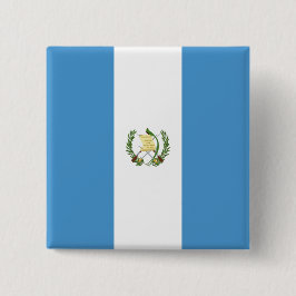 Flagge Guatemalas Button