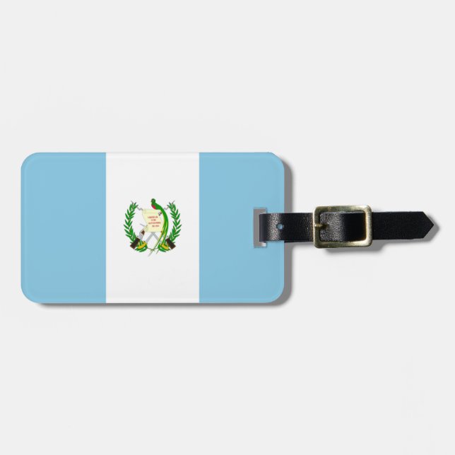 Flagge Guatemalas Easy ID Persönliche Gepäckanhänger (Vorderseite horizontal)
