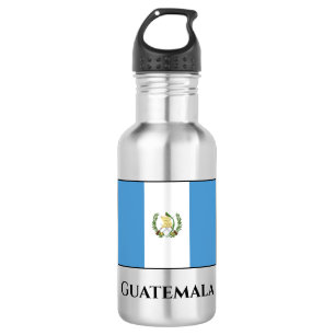 Flagge Guatemalas Edelstahlflasche