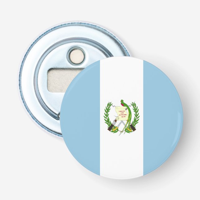 Flagge Guatemalas Flaschenöffner (Vorderseite)
