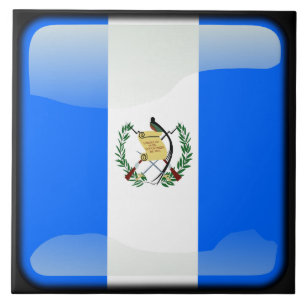 Flagge Guatemalas Fliese