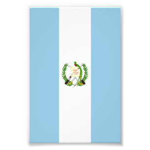 Flagge Guatemalas Fotodruck