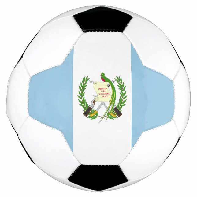 Flagge Guatemalas Fußball (Vorderseite)