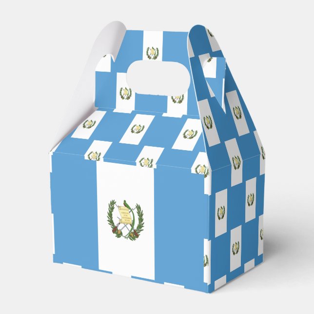 Flagge Guatemalas Geschenkschachtel (Rückseite)