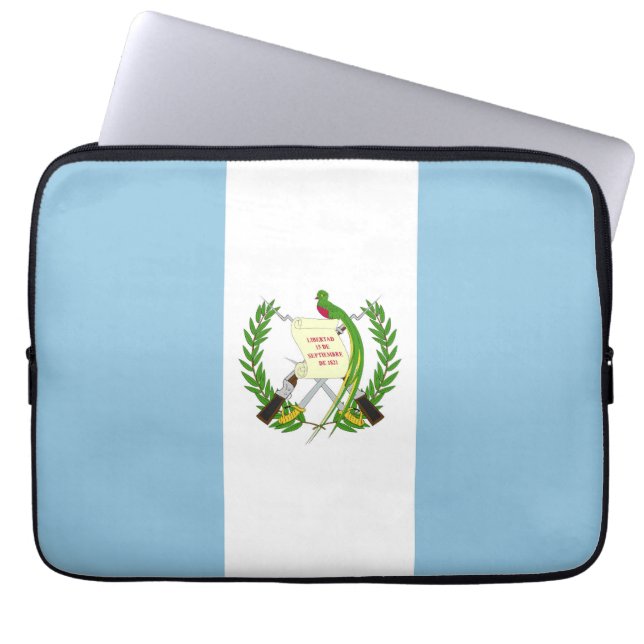 Flagge Guatemalas Laptopschutzhülle (Vorderseite)