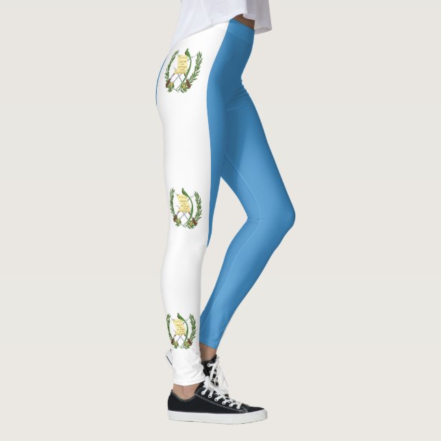Flagge Guatemalas Leggings (Rechts)