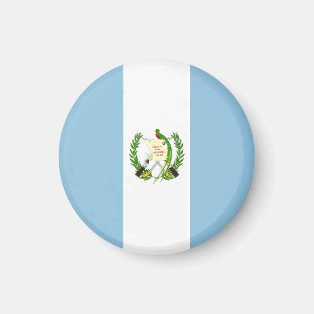 Flagge Guatemalas Magnet (Vorne)