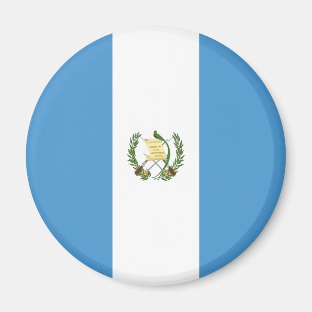 Flagge Guatemalas Magnet (Vorne)