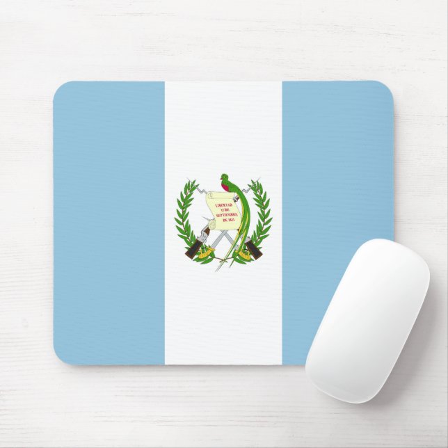 Flagge Guatemalas Mousepad (Mit Mouse)