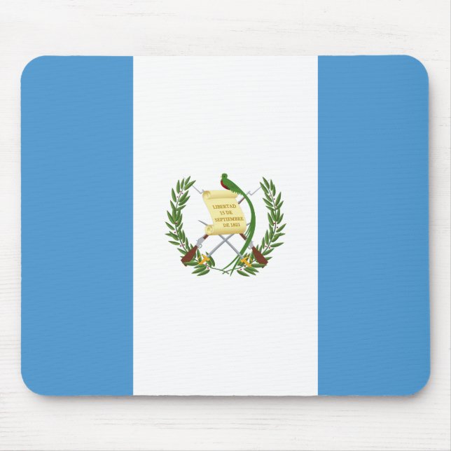 Flagge Guatemalas Mousepad (Vorne)