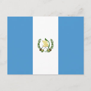 Flagge Guatemalas Postkarte