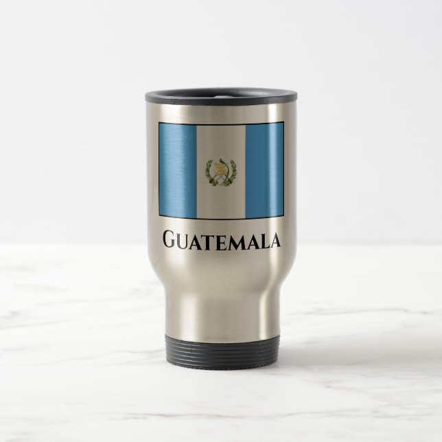 Flagge Guatemalas Reisebecher (Mittel)