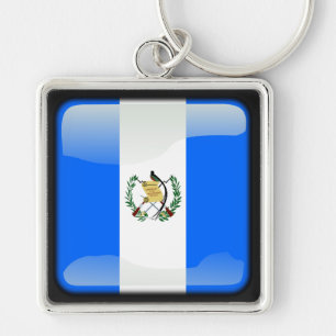 Flagge Guatemalas Schlüsselanhänger