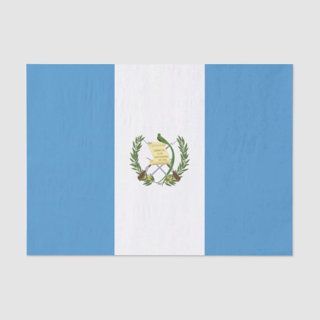 Flagge Guatemalas Seidenpapier (Vorderseite)