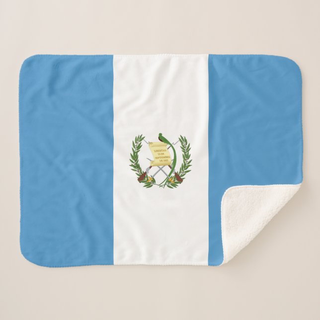 Flagge Guatemalas Sherpadecke (Vorderseite (Horizontal))