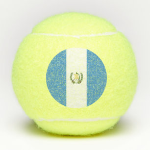 Flagge Guatemalas Tennisbälle