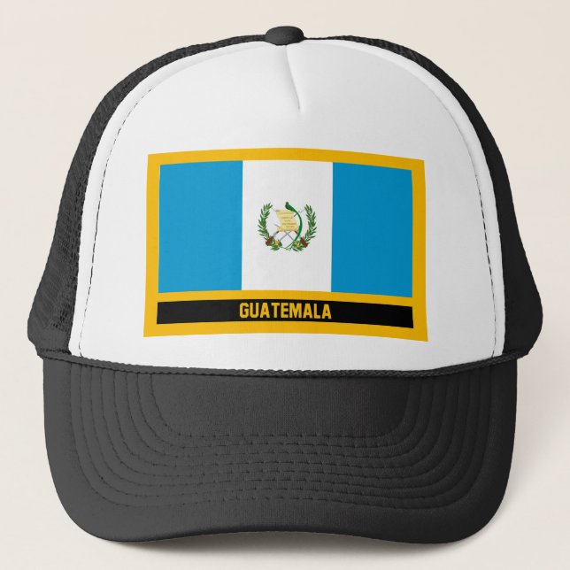 Flagge Guatemalas Truckerkappe (Vorderseite)