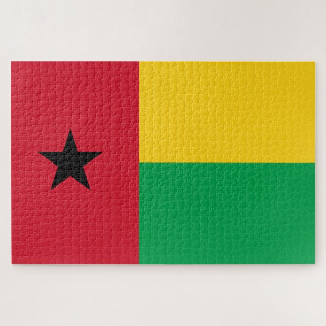 Flagge Guinea-Bissau (Horizontal)