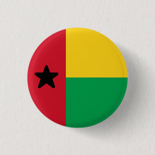 Flagge Guinea-Bissau Button