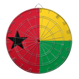 Flagge Guinea-Bissau Dartscheibe